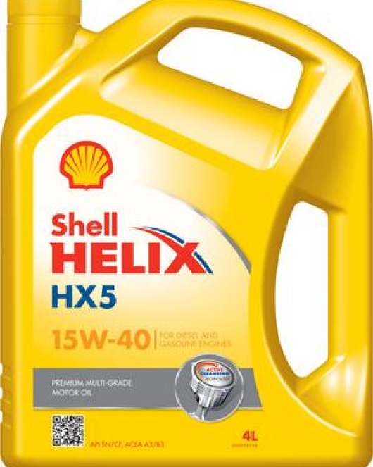 Shell 550046285 - MOTOR Г–L 15W-40 SHELL HELIX HX5 4L