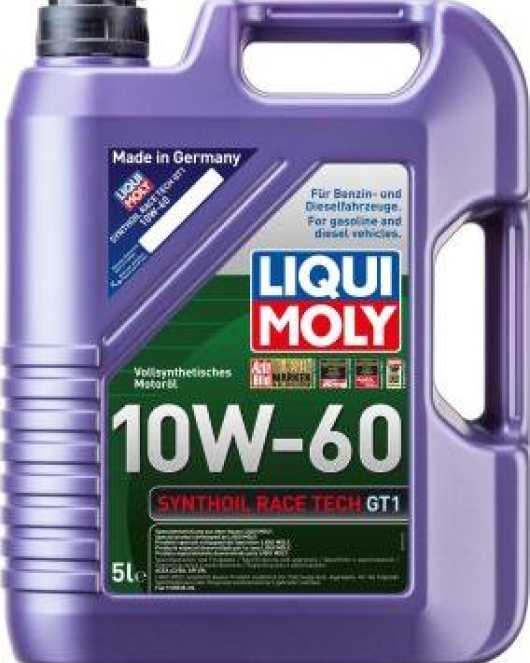 Liqui Moly 8909 - MOTOR Г–L.10W-60 SYNTHOIL RACE GT1 5L