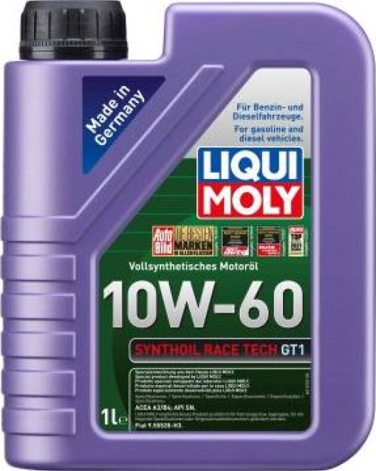 Liqui Moly 8908 - MOTOR Г–L.10W-60 SYNTHOIL RACE GT1 1L