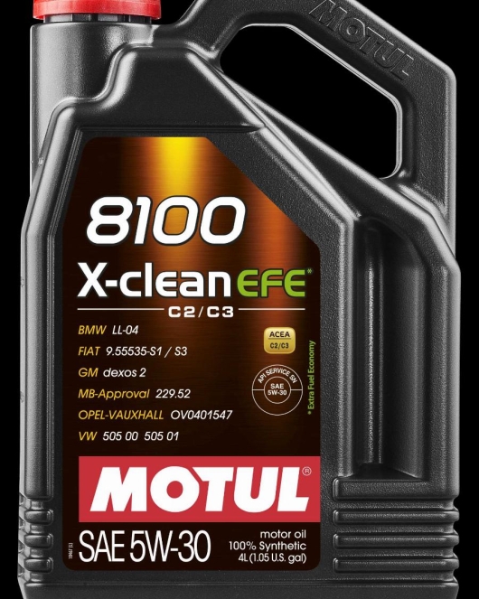 Motul 109171 - OLEJ SIL.5W-30 MOTUL 8100 X-CLEAN EFE-4L