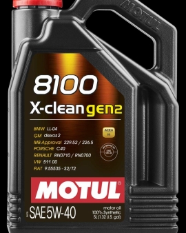 Motul 109762 - OLEJ SIL.5W-40 MOTUL 8100X-CLEAN 2GEN-5L