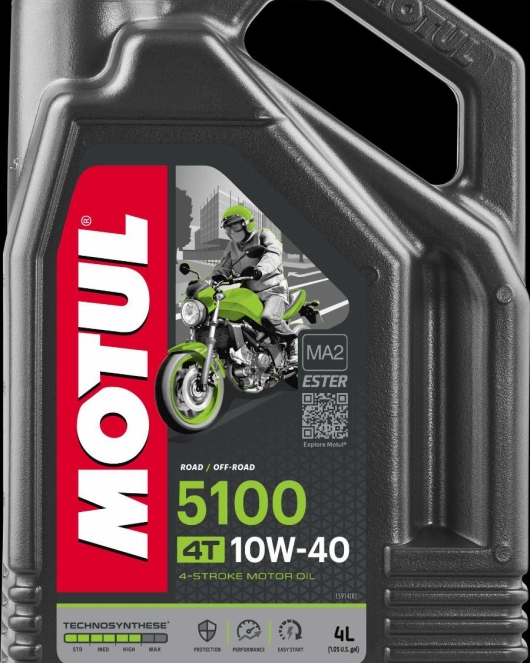 Motul 104068 - MOTOR Г–L 10W-40 MOTUL 5100 ESTER 4T-4L