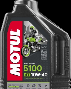 Motul 104067 - MOTOR Г–L 10W-40 MOTUL 5100 ESTER 4T-2L