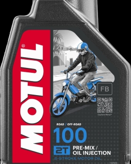 Motul 104024 - OEL MOTUL 100 2T 1L MINERAL -