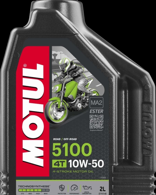 Motul 104075 - MOTOR Г–L 10W-50 MOTUL 5100 ESTER 4T-2L