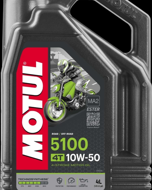 Motul 104076 - MOTOR Г–L 10W-50 MOTUL 5100 ESTER 4T-4L