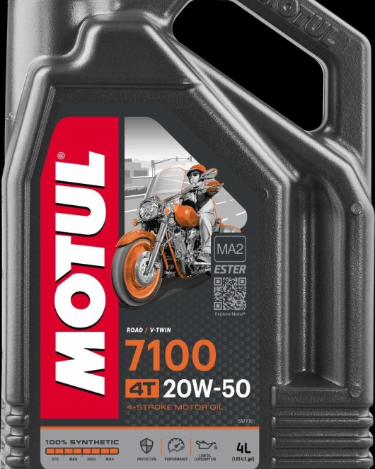 Motul 104104 - MOTOR Г–L 20W-50 MOTUL 7100 ESTER 4T-4L