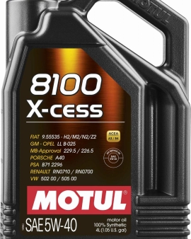 Motul 104256 - MOTOR Г–L 5W-40 MOTUL 8100 X-CESS -4L