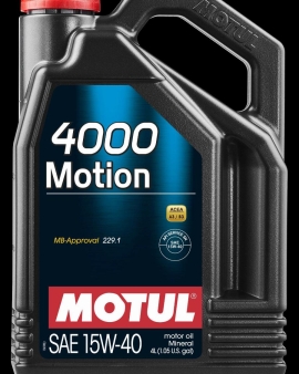 Motul 100294 - OLEJ SIL.15W-40 MOTUL 4000 MOTION -4L