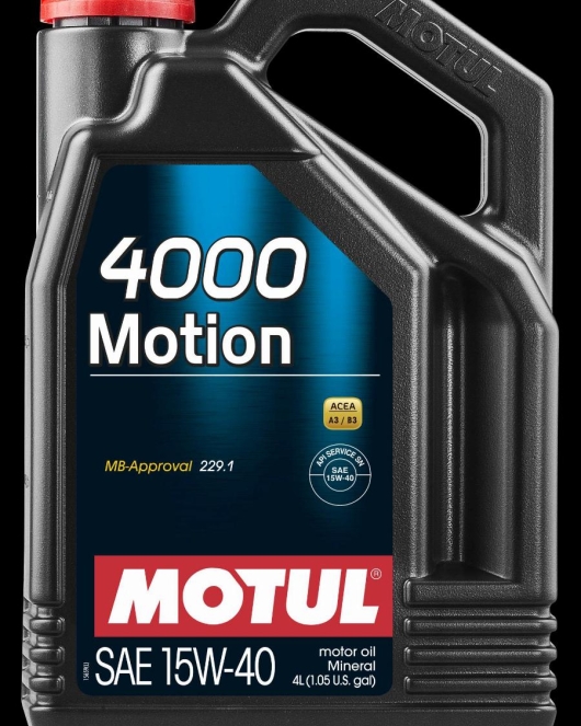 Motul 100294 - OLEJ SIL.15W-40 MOTUL 4000 MOTION -4L