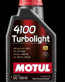 Motul 108644 - OLEJ SIL.10W-40 MOTUL TURBOLIGHT -1L