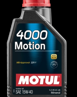 Motul 102815 - OLEJ SIL.15W-40 MOTUL 4000 MOTION -1L