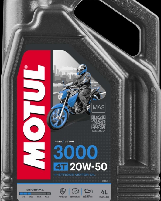 Motul 107319 - MOTOR Г–L 20W-50 MOTUL 3000 HC-TECH4T-4L