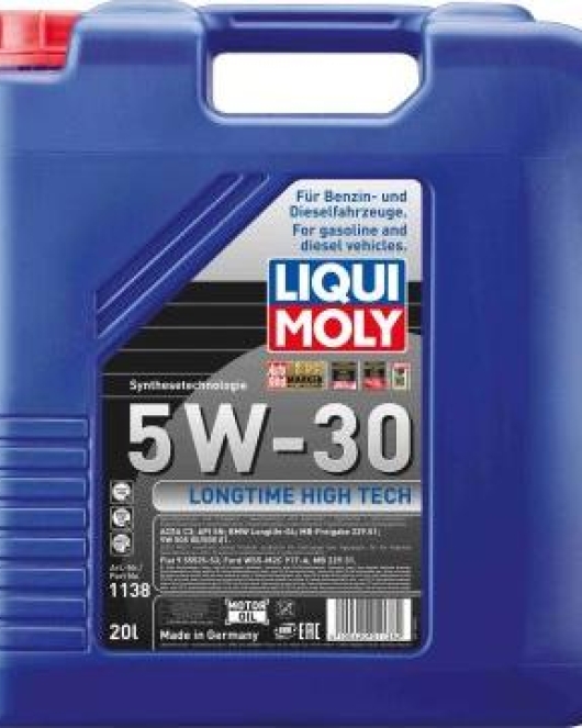 Liqui Moly 1138 - MOTOR Г–L.5W-30 LONGTIME HIGH TECH 20L