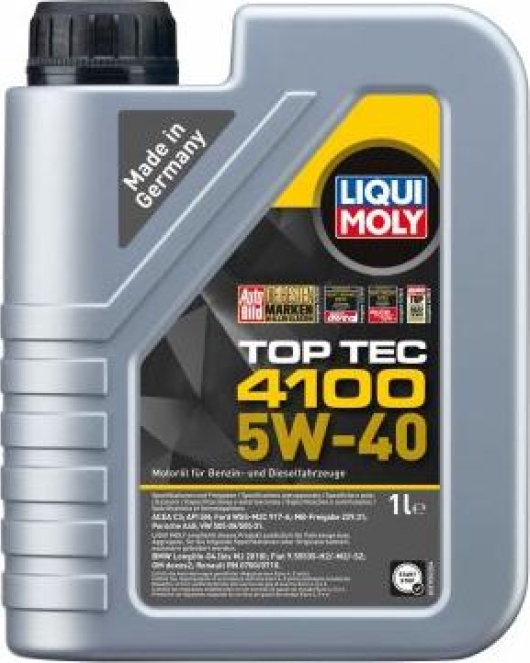 Liqui Moly 9510 - MOTOR Г–L.5W-40 TOP TEC 4100 1L