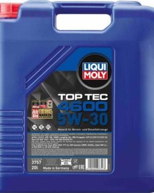 Liqui Moly 3757 - MOTOR Г–L.5W-30 TOP TEX 4600 20L