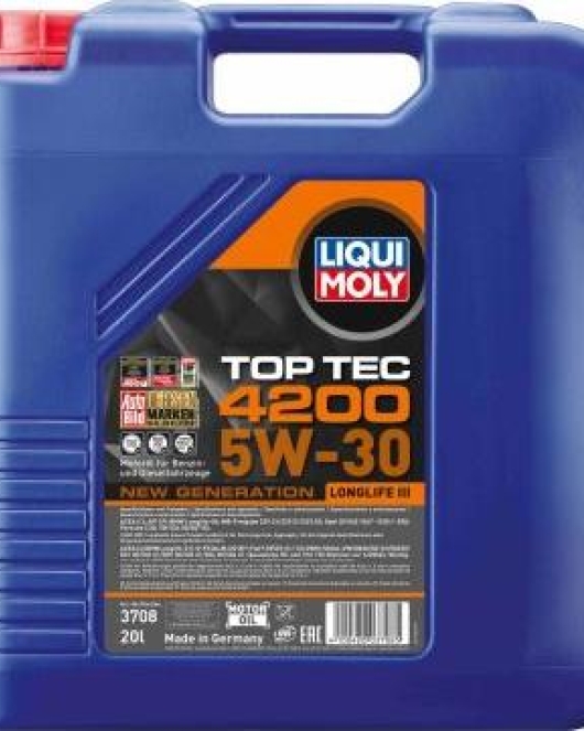 Liqui Moly 3708 - MOTOR Г–L.5W-30 TOP TEC 4200 20L