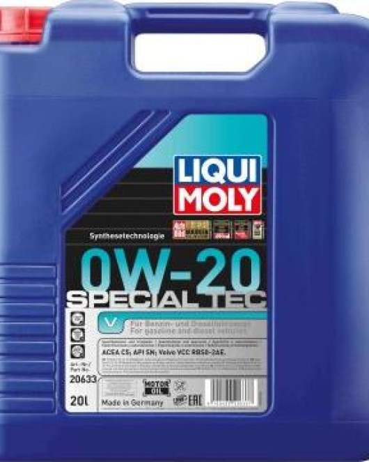 Liqui Moly 20633 - MOTOR Г–L. 0W-20 SPECIAL TEC V 20L