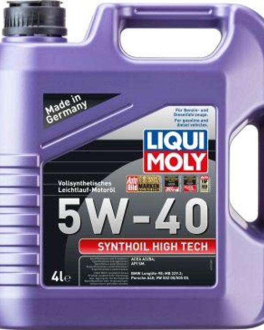 Liqui Moly 2194 - MOTOR Г–L.5W-40 SYNTHOIL HIGH TECH 4L