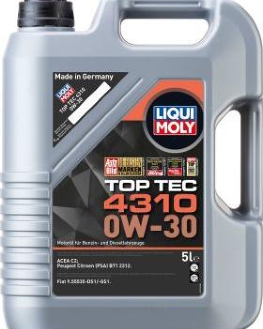 Liqui Moly 2362 - MOTOR Г–L.0W-30 TOP TEC 4310 5L