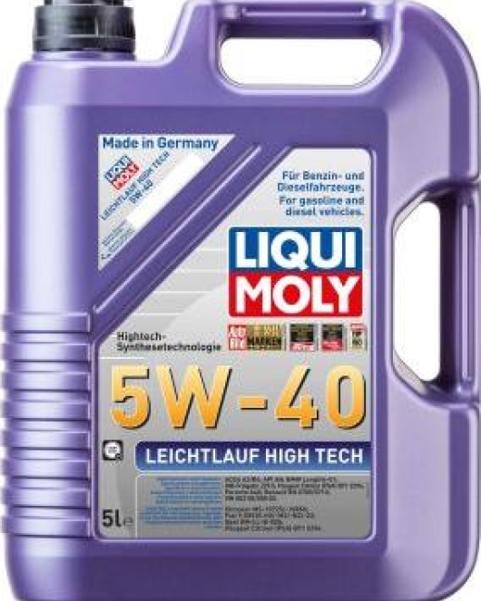 Liqui Moly 2328 - MOTOR Г–L.5W-40 LEICHTLAUF HIGH TECH 5L